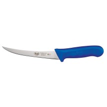 Winco KWP-60U Curved 6&quot; Boning Knife with Blue Handle