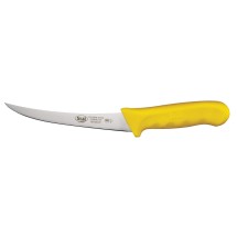 Winco KWP-60Y Curved 6&quot; Boning Knife with Yellow Handle