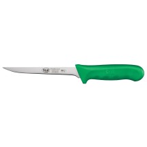 Winco KWP-61G Narrow 6&quot; Boning Knife with Green Handle