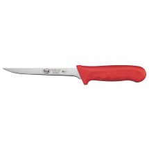 Winco KWP-61R Narrow 6&quot; Boning Knife with Red Handle
