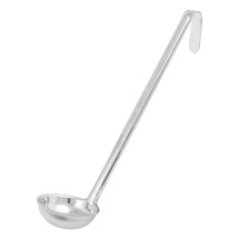 Winco LDIN-2 Stainless Steel One-Piece 2 oz. Ladle