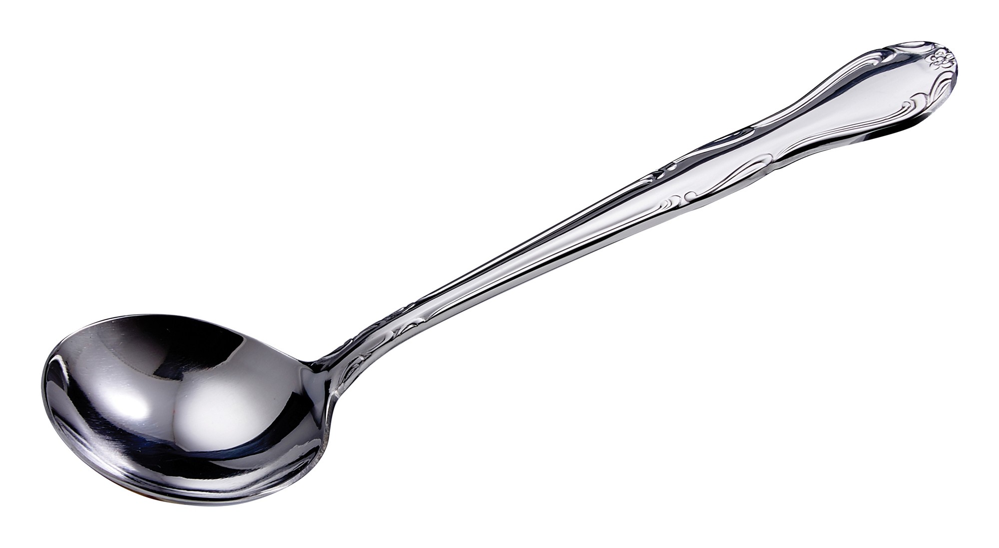Winco LE-1 Elegance Stainless Steel 1 oz. Gravy Ladle
