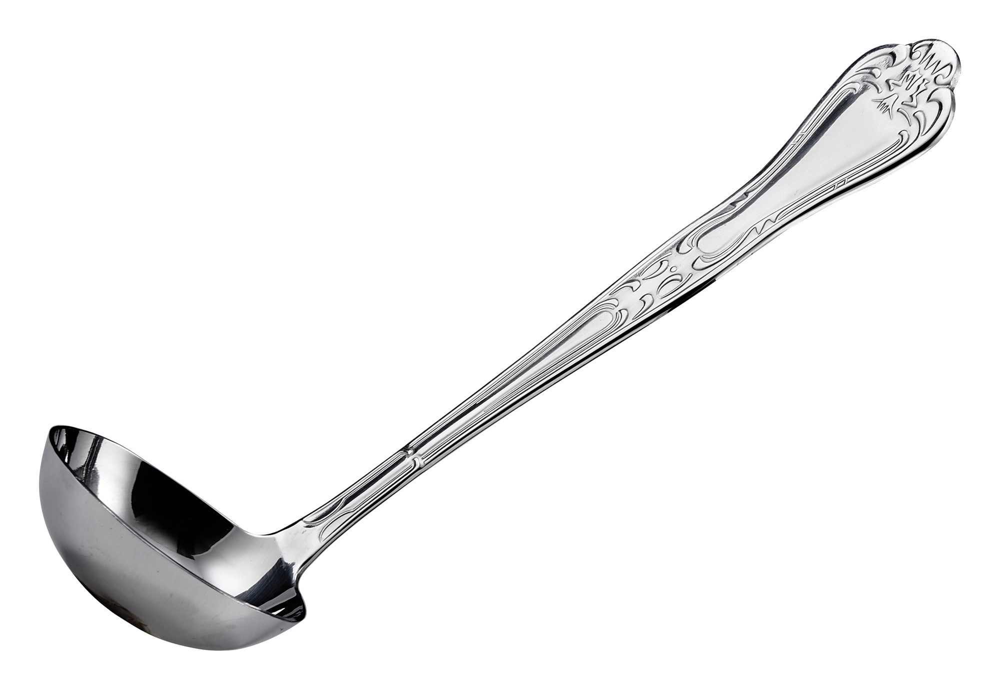 Winco LE-2 Elegance Stainless Steel 2 oz. Gravy Ladle