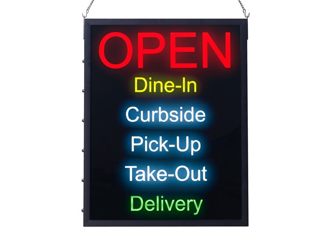 Winco LED-20 All-in-One “OPEN” LED Sign
