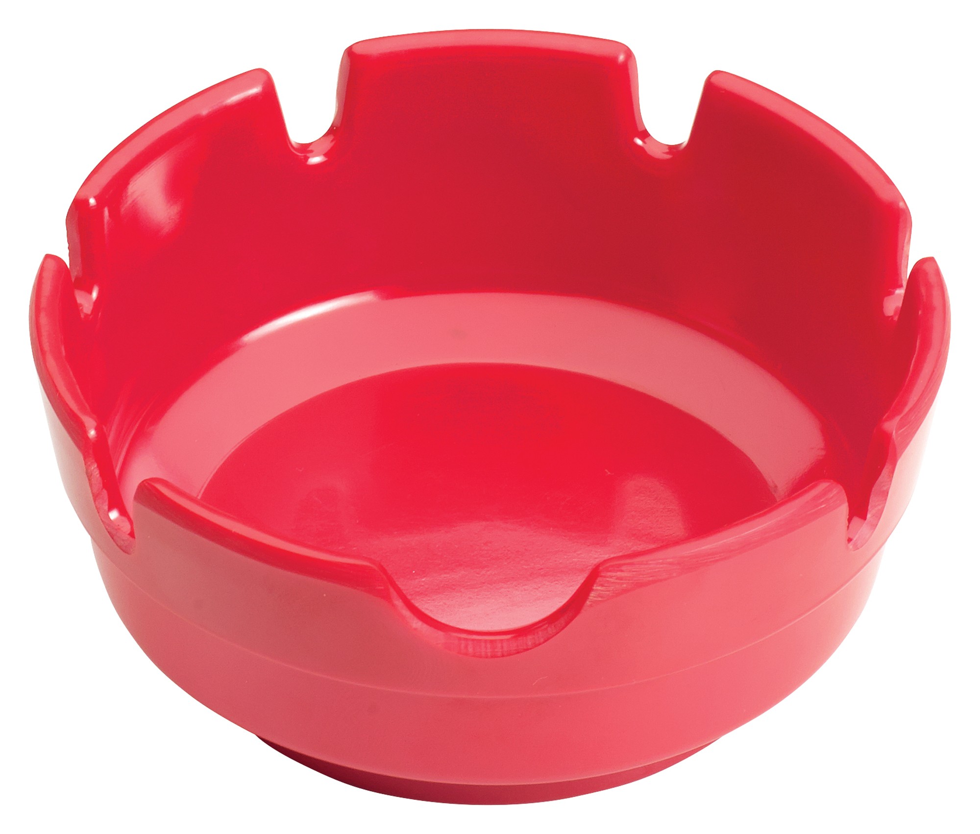 Winco MAS-4R Red Melamine Ashtray 4 Dia.