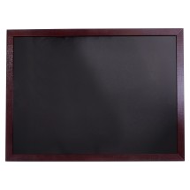 Winco MBB-3 Marker Board with Mahogany Finish 34" x 32"