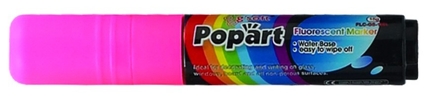 Winco MBPM-P Deluxe Plus Neon Marker, Pink