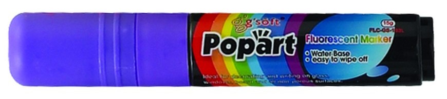 Winco MBPM-U Deluxe Plus Neon Marker, Purple