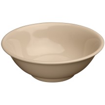 Winco MMB-32 Tan Melamine Rimless Bowl 32 oz.
