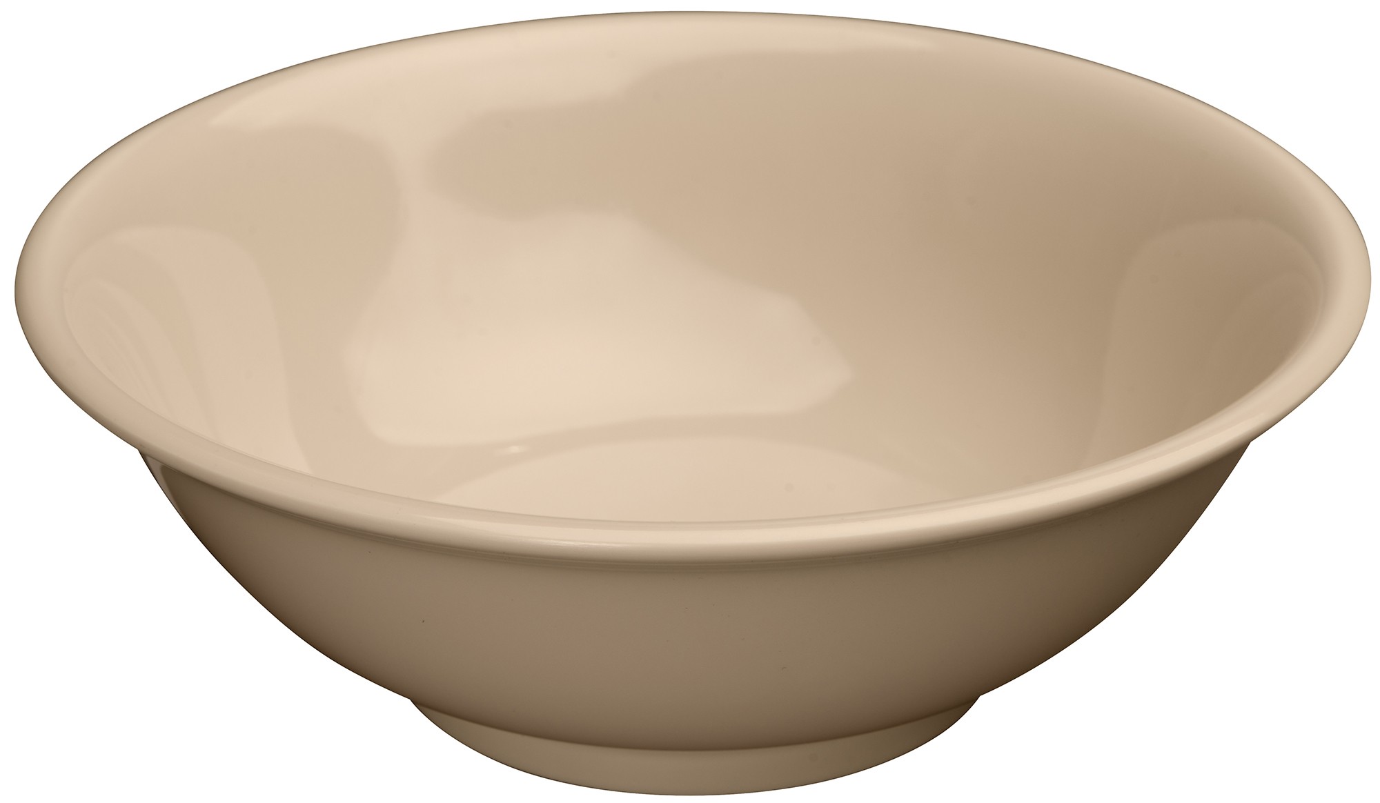 Winco MMB-32 Tan Melamine Rimless Bowl 32 oz.