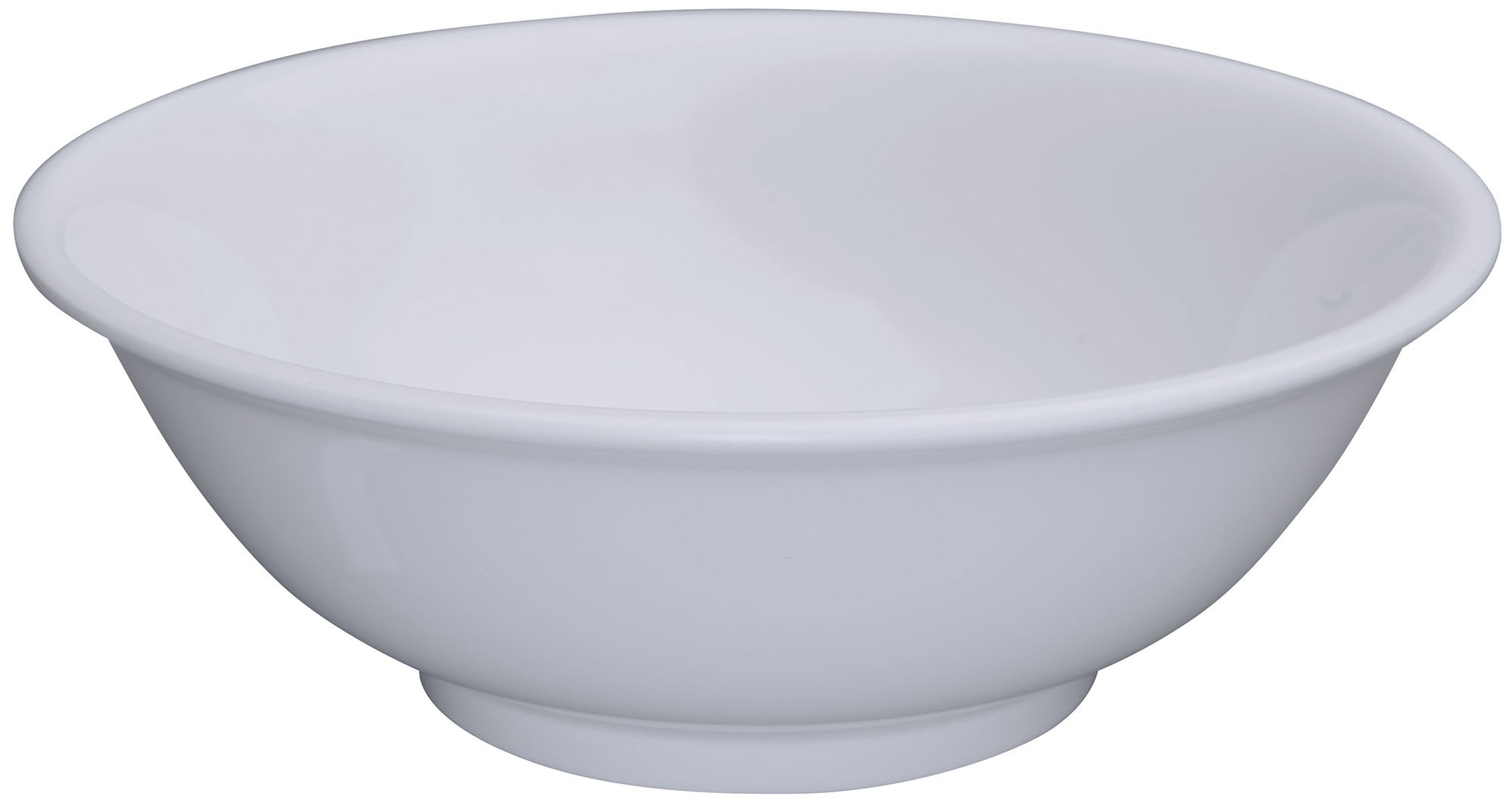 Winco MMB-52W White Melamine Rimless Bowl 52 oz.