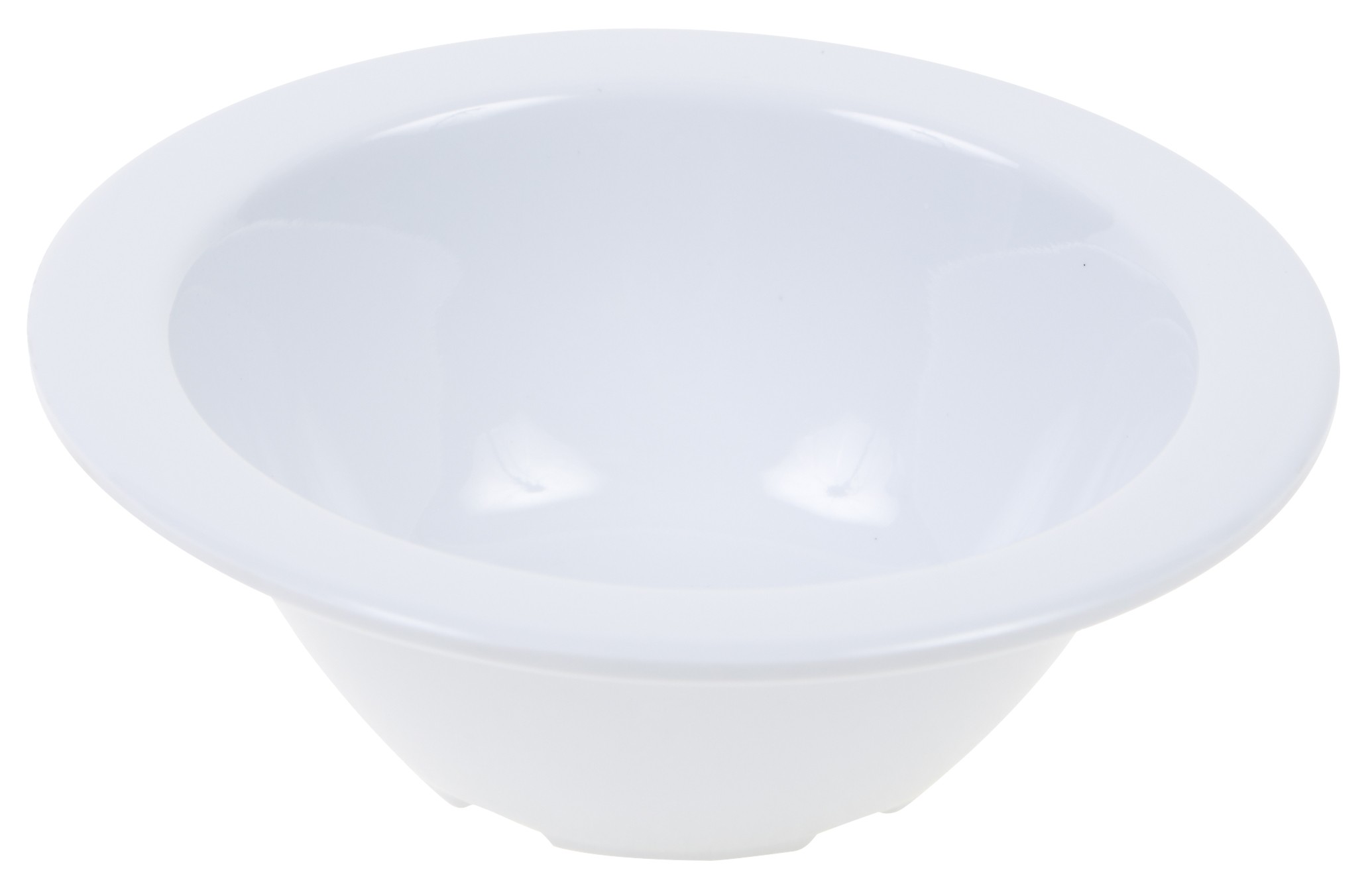 Winco MMB-5W White Melamine Fruit Bowl 5 oz.