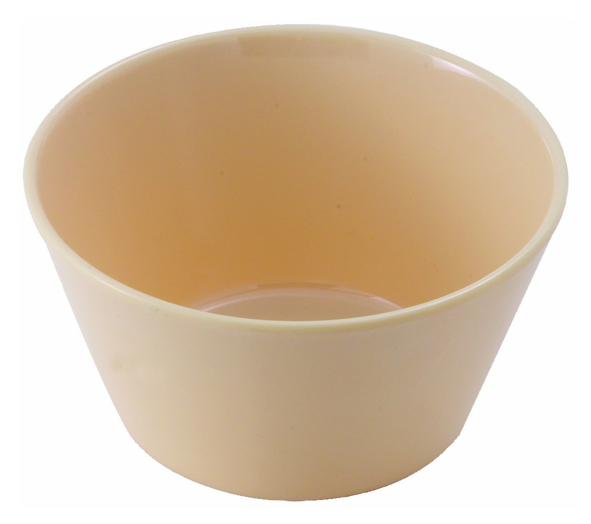 Winco MMB-8 Tan Melamine Bouillon Cup, 8 oz.