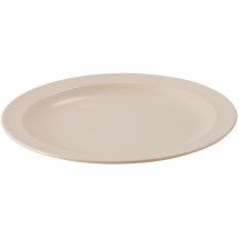 Winco MMPR-10 Tan Melamine 10 1/4&quot; Round Plate