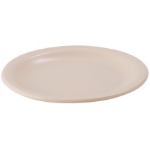 Winco MMPR-6 Tan Melamine 6 1/2&quot; Round Plate