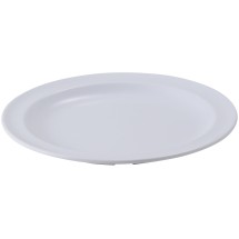 Winco MMPR-8W White Melamine 8&quot; Round Plate