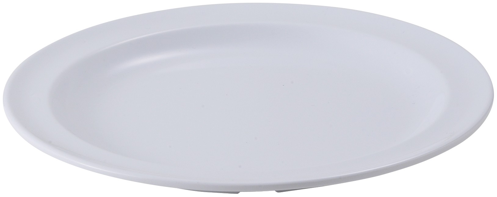 Winco MMPR-8W White Melamine 8" Round Plate