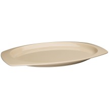 Winco MMPT-117 Tan Melamine Rectangular Platter, 11-1/2&quot; x 7-1/2&quot;