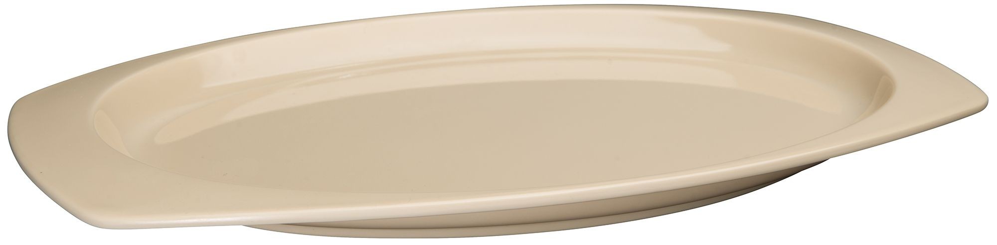 Winco MMPT-117 Tan Melamine Rectangular Platter, 11-1/2" x 7-1/2"