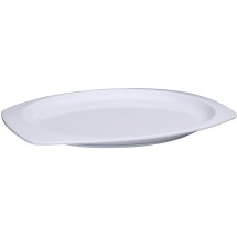 Winco MMPT-117W White Melamine Rectangular Platter, 11-1/2&quot; x 7-1/2&quot;