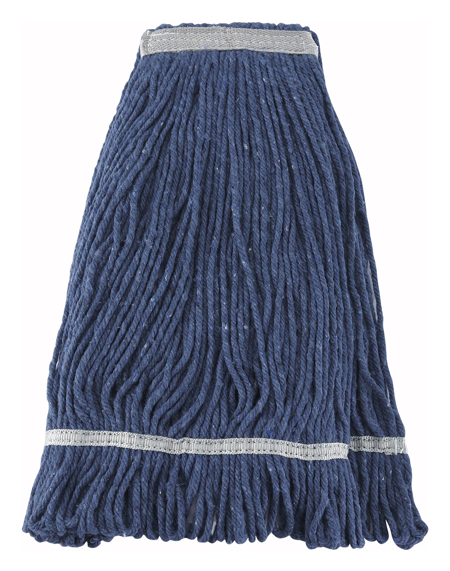 Winco MOP-24 Blue Yarn Looped-End Wet Mop Head 600g, 24 oz.