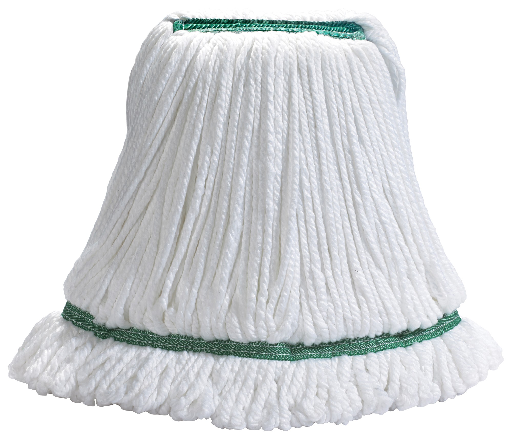 Winco MOPM-M Medium White Microfiber Mop Head, Looped End