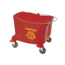 Winco MPB-36BR Replacement Red 36 Qt. Bucket for MPB-36R