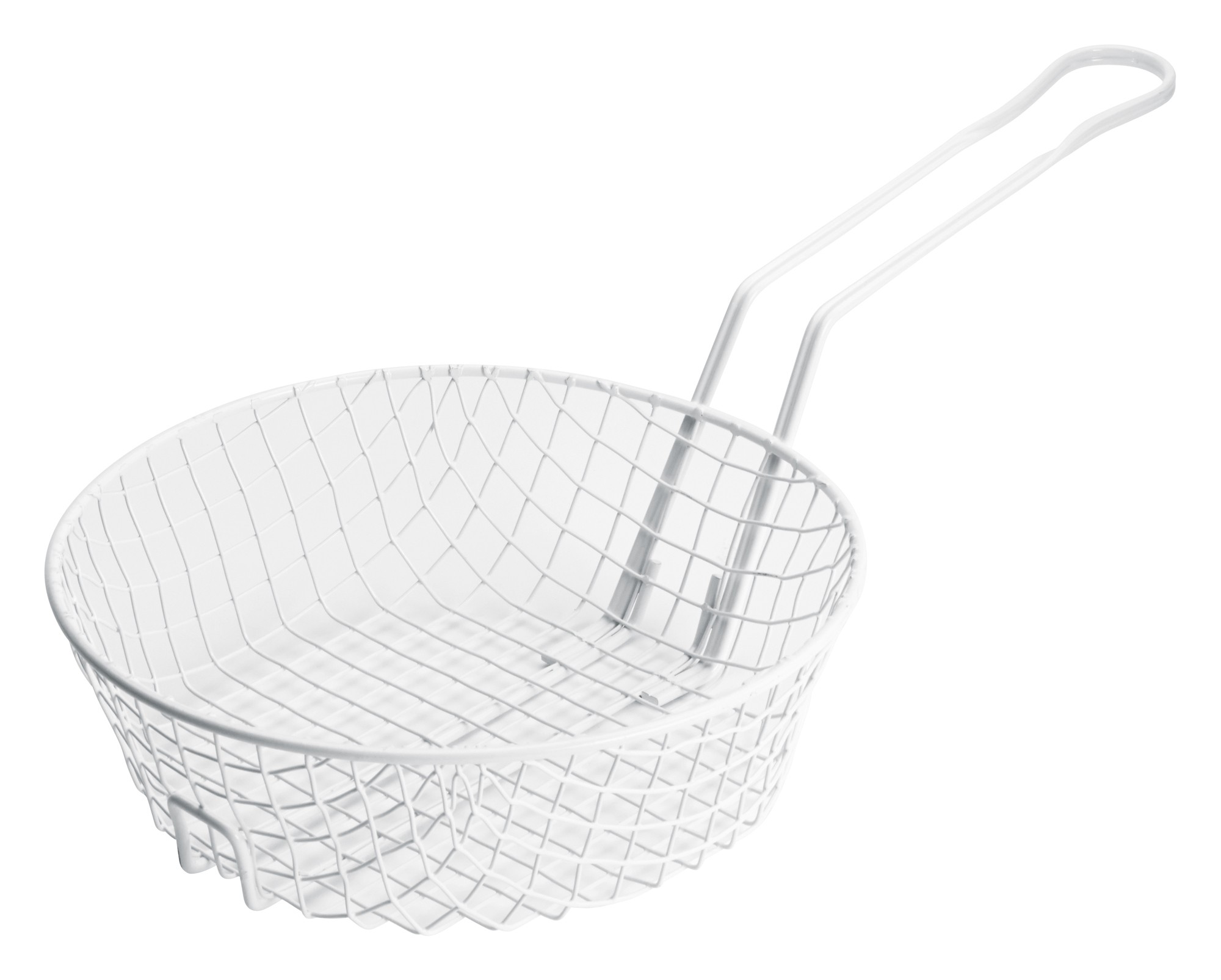 Winco MSBW-10 10" Coarse Mesh Breading Basket with Non-Stick Coating