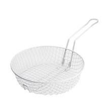 Winco MSBW-12 12&quot; Coarse Mesh Breading Basket with Non-Stick Coating