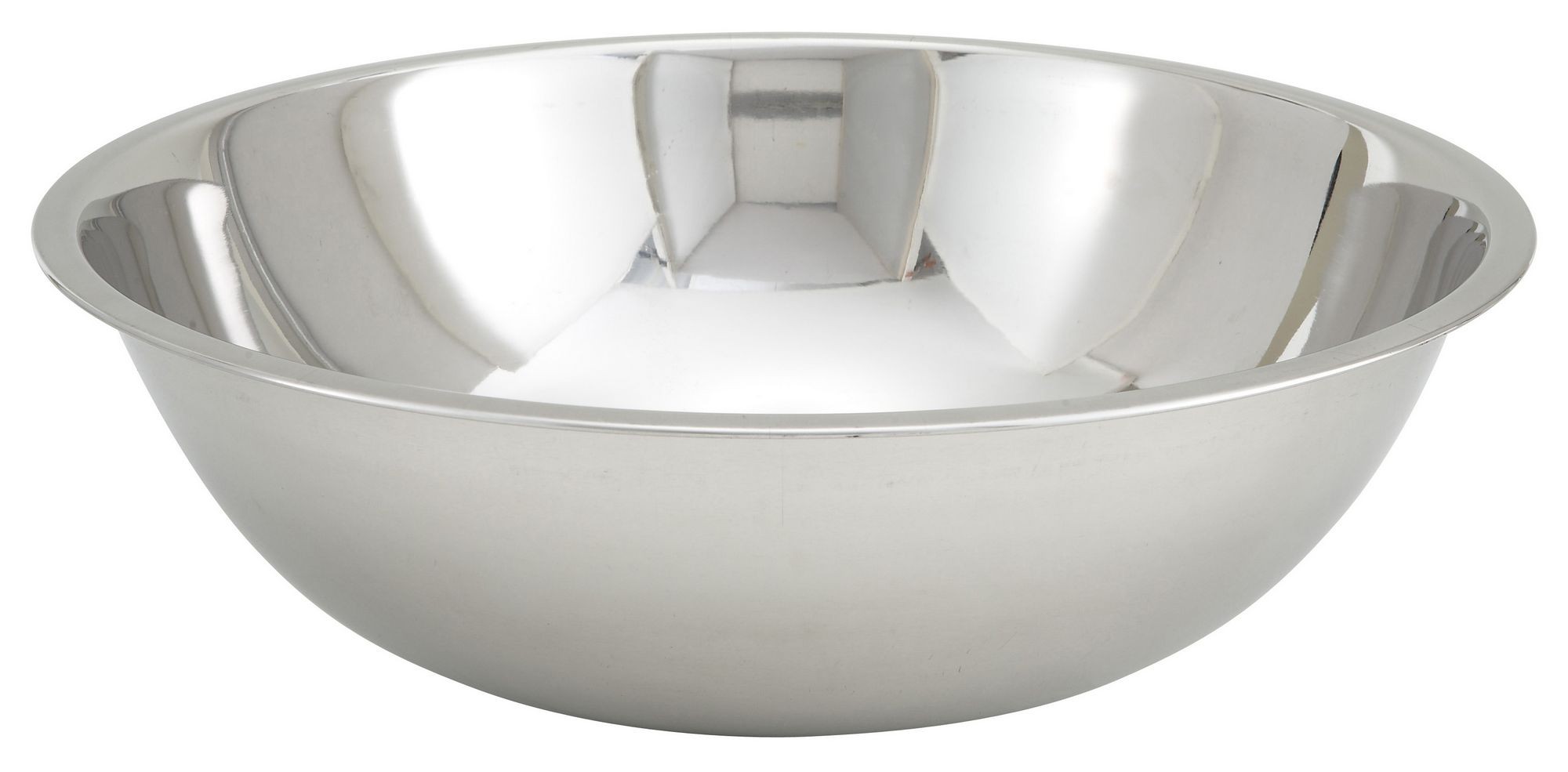 Winco MXBT-1600Q Stainless Steel All-Purpose Mixing Bowl 16 Qt.