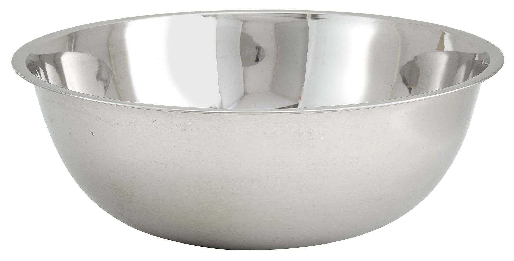 Winco MXBT-2000Q Stainless Steel All-Purpose Mixing Bowl 20 Qt. - LionsDeal 20 Qt Stainless Steel Mixing Bowl