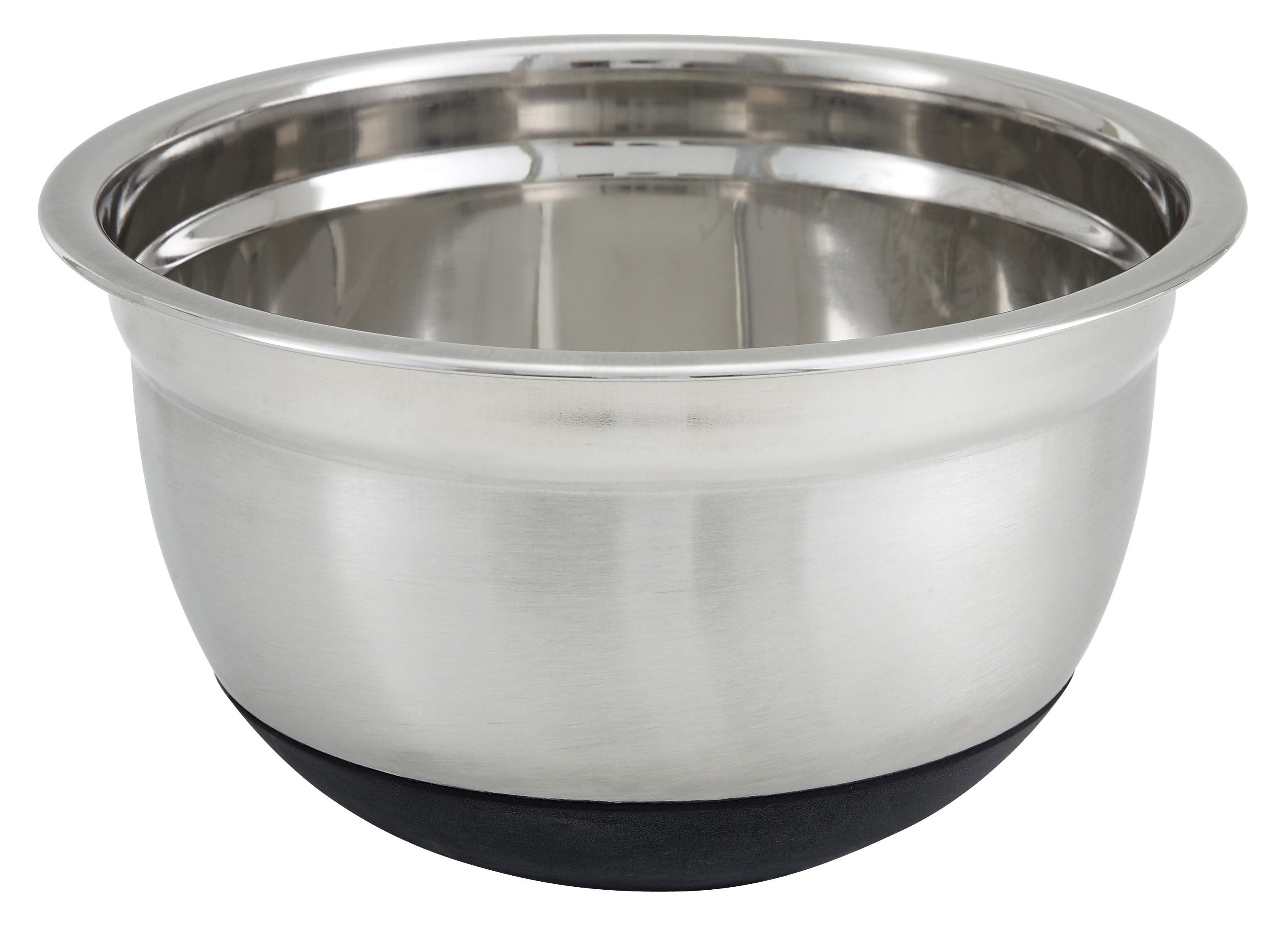 Winco MXRU-150 German Mixing Bowl 1.5 Qt. with Silicone Base