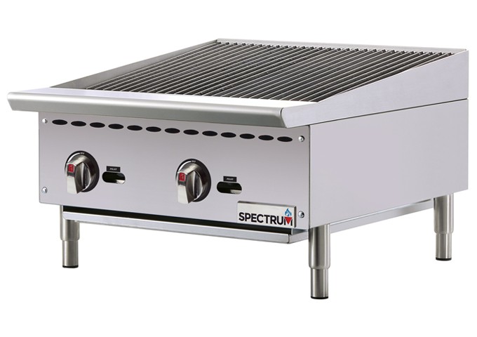 Winco NGCB-24R Spectrum Countertop Gas Charbroiler