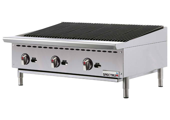 Winco NGCB-36R Spectrum Radiant Charbroiler, 36" Wide