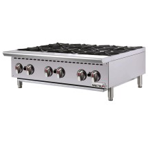 Winco NGHP-6 Spectrum 6-Burner Gas Hotplate 36&quot;W