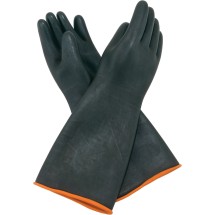 Winco NLGH-18 Heavy-Duty Natural Latex Gloves