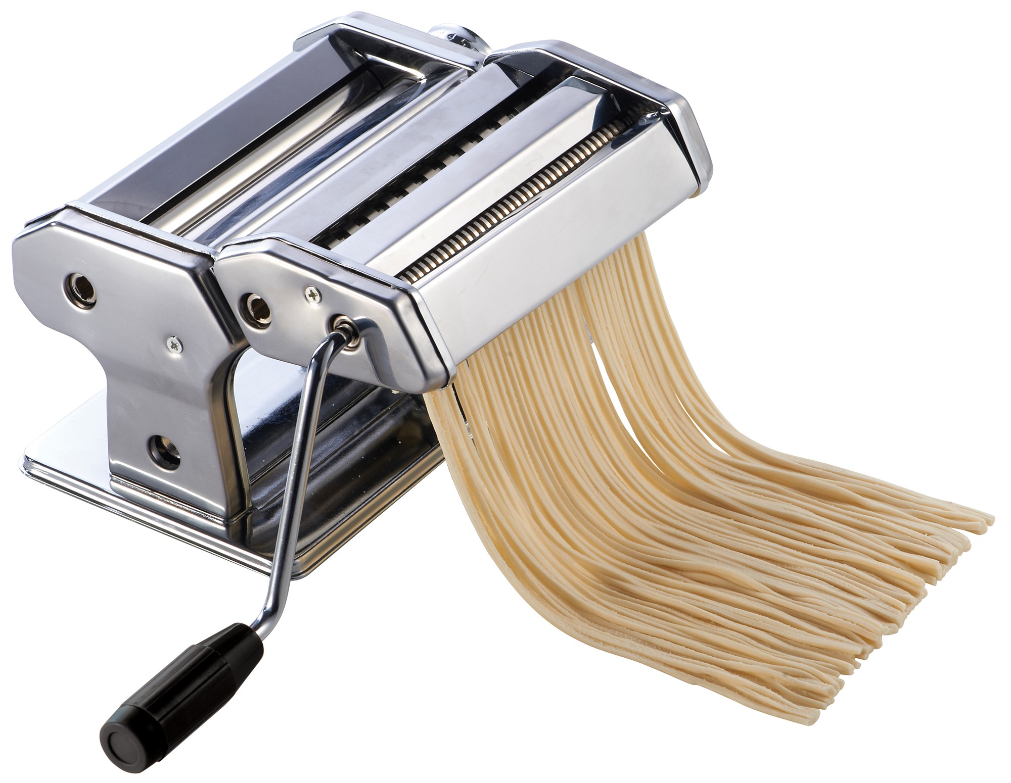 Winco NPM-7 7" Stainless Steel Pasta Maker with Detachable Cutter