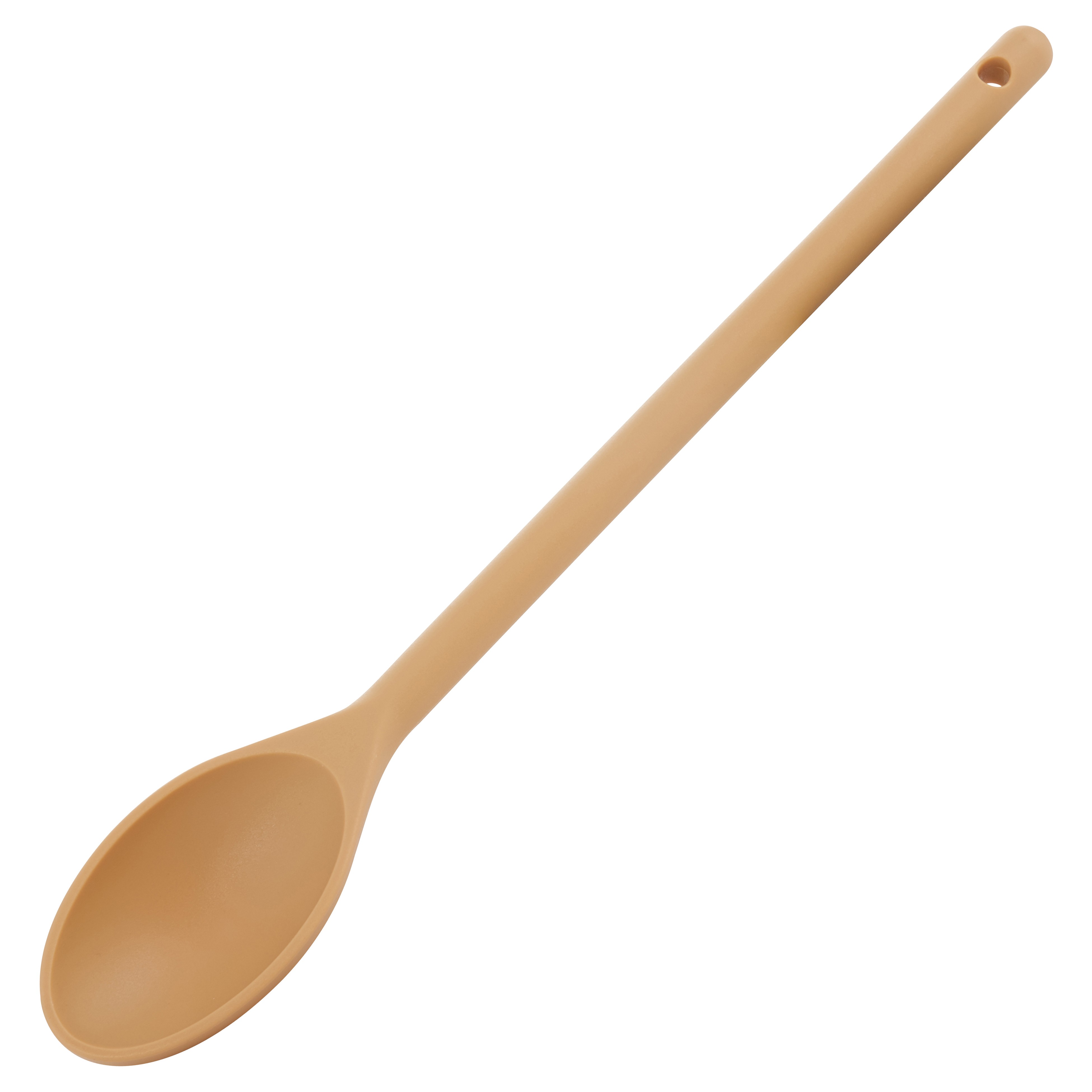 Winco NS-15T 15" Tan Nylon Serving Spoon