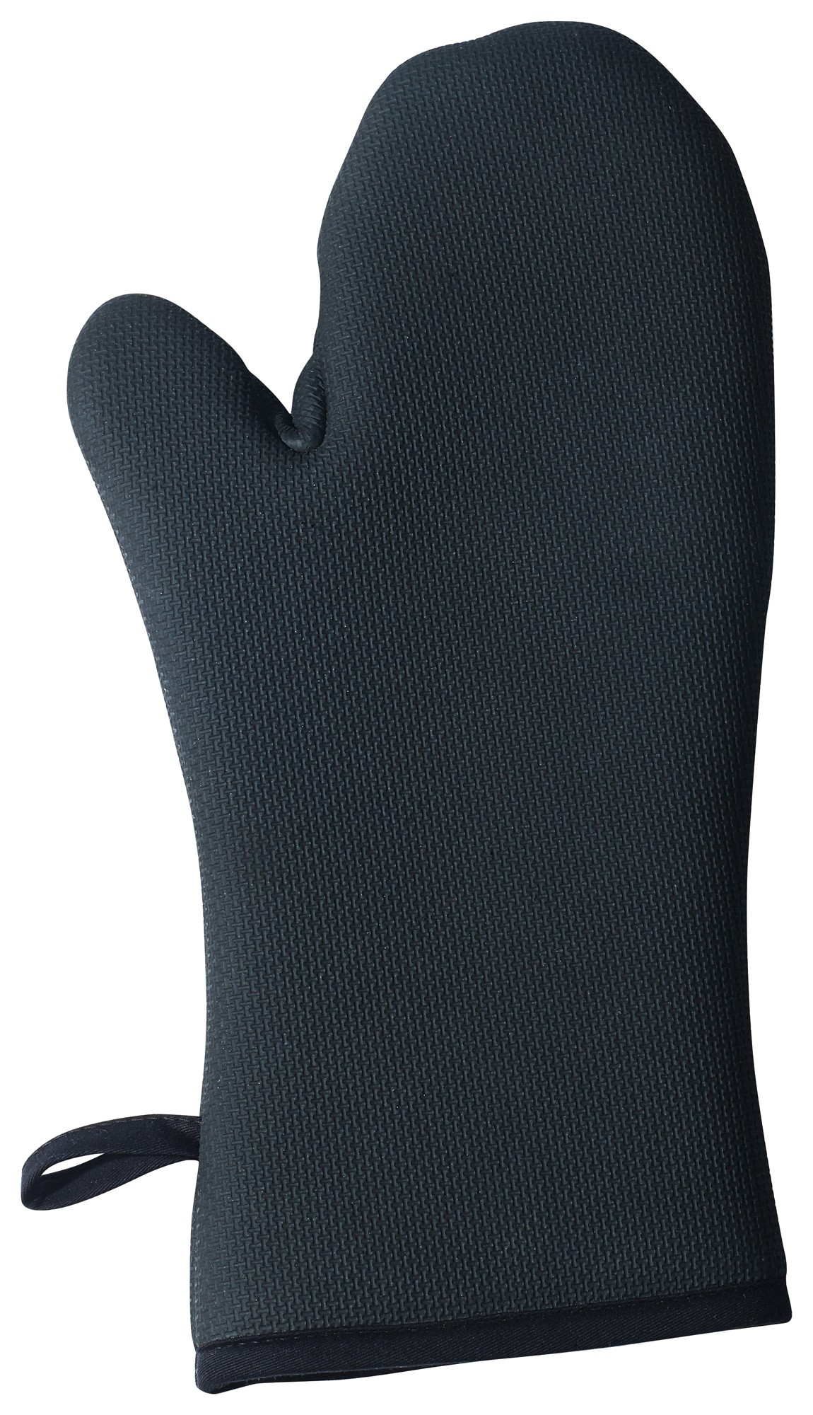 Winco OMNP-15 Black Neoprene Oven Mitt 15"