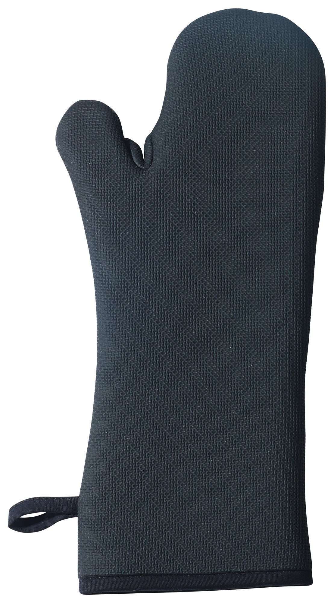 Winco OMNP-17 Black Neoprene Oven Mitt 17"