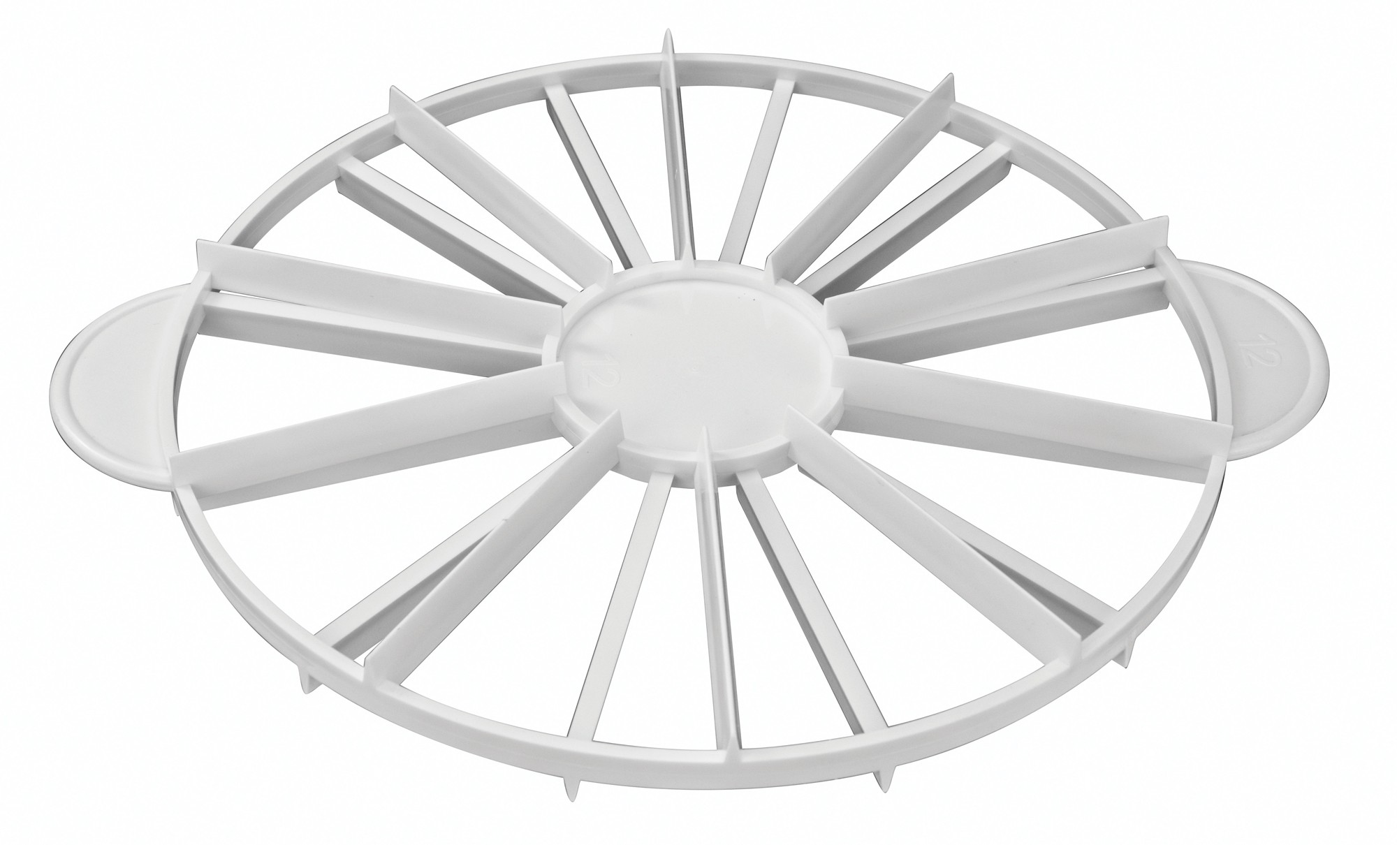 Winco PCM-1012 Double-Sided Cake Marker, Plastic 10 & 12 Slices