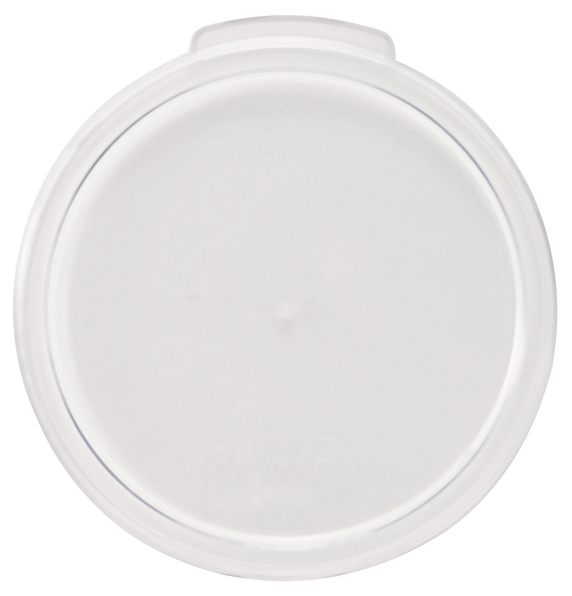 Winco PCRC-1222C Round Polycarbonate Cover, Fits 12 & 18 & 22 Qt.