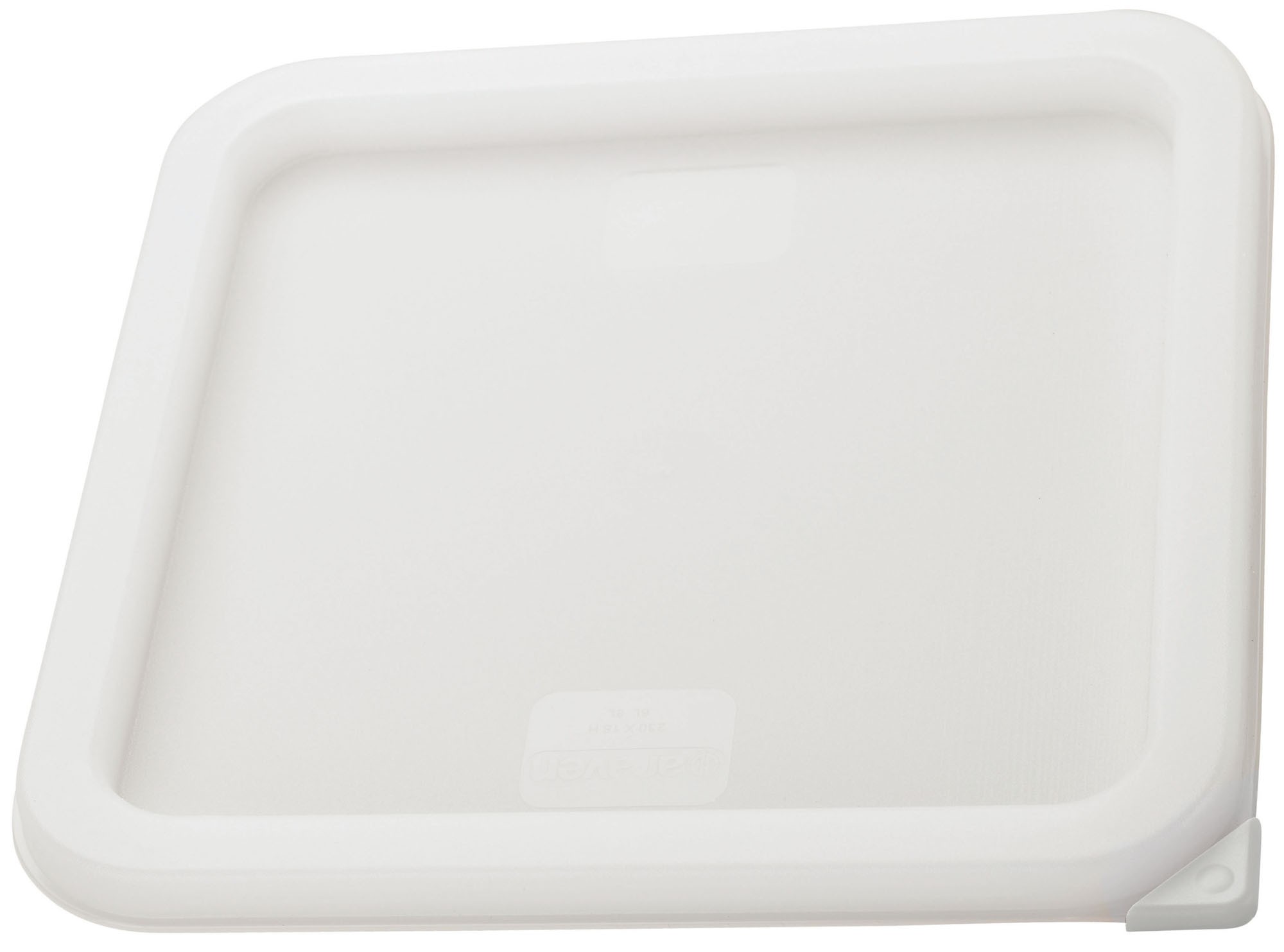 Winco PECC-M White Container Cover Fits 6 & 8 Qt Square Containers