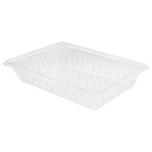 Winco PFSF-8C Clear Food Pan Colander for PFSF-9