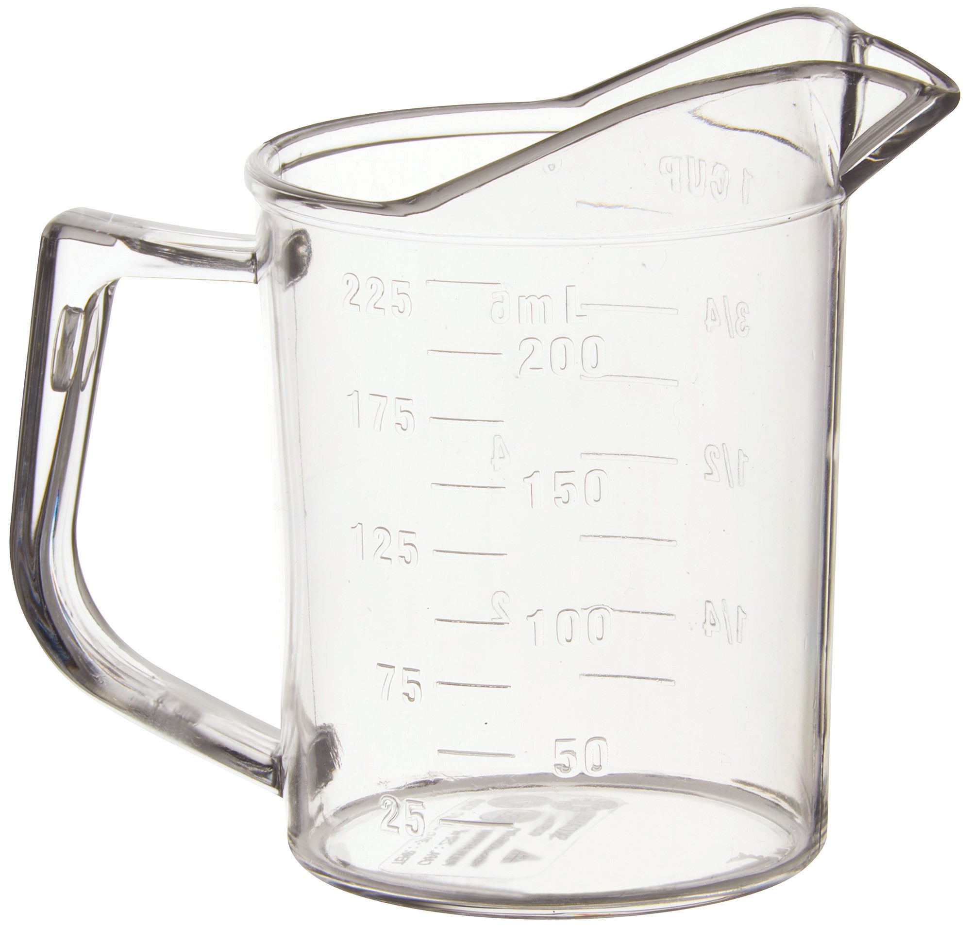 Winco PMU-25 Polycarbonate 1 Cup Measuring Cup