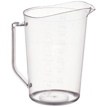 Winco PMU-400 Polycarbonate 4 Qt. Measuring Cup