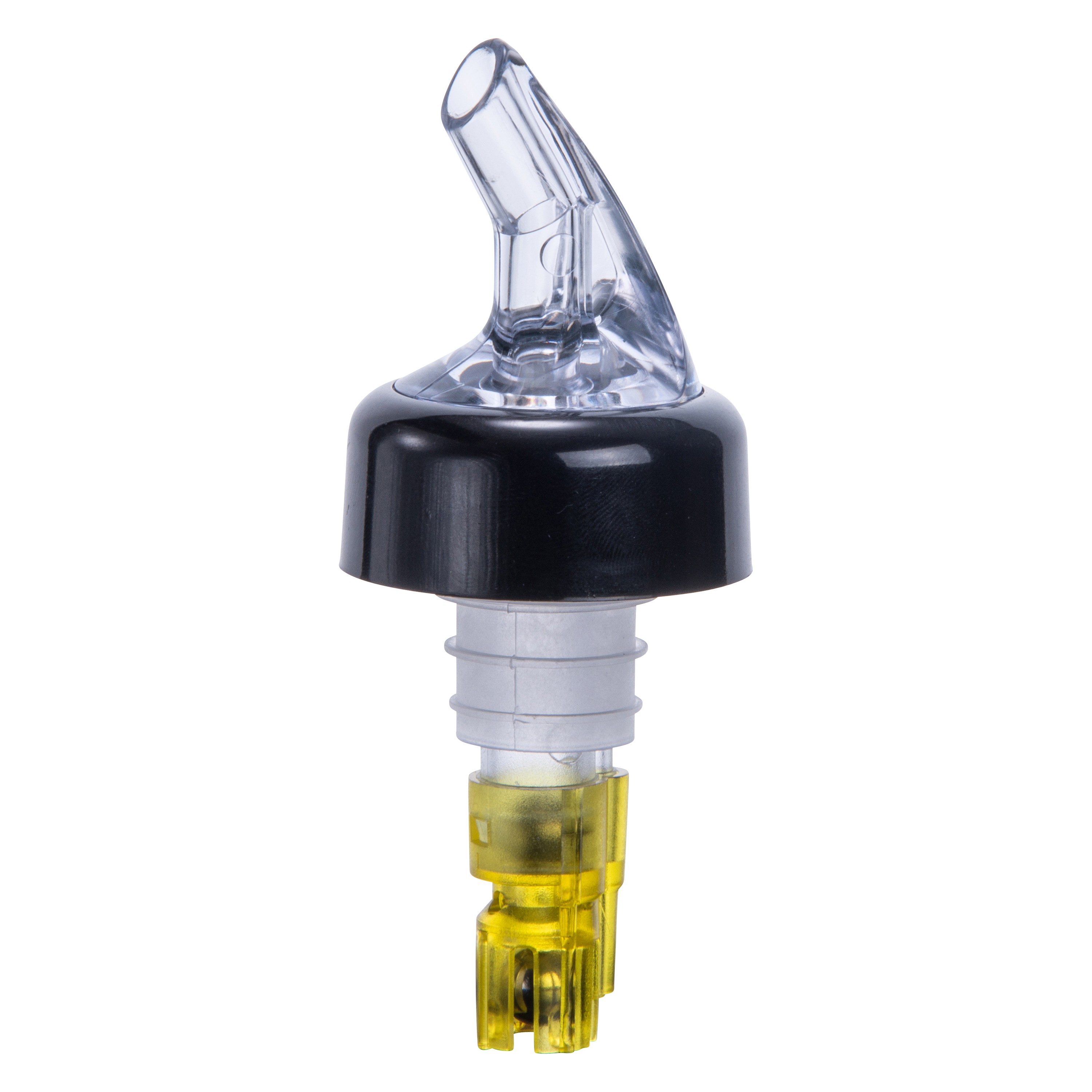 Winco PPA-150 Measuring Pourer with Yellow Tail 1-1/2 oz