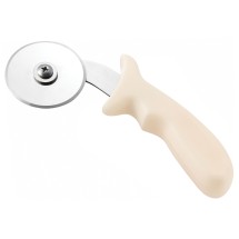 Winco PPC-2W Pizza Cutter with White Plastic Handle, 2-1/2&quot; Dia Blade