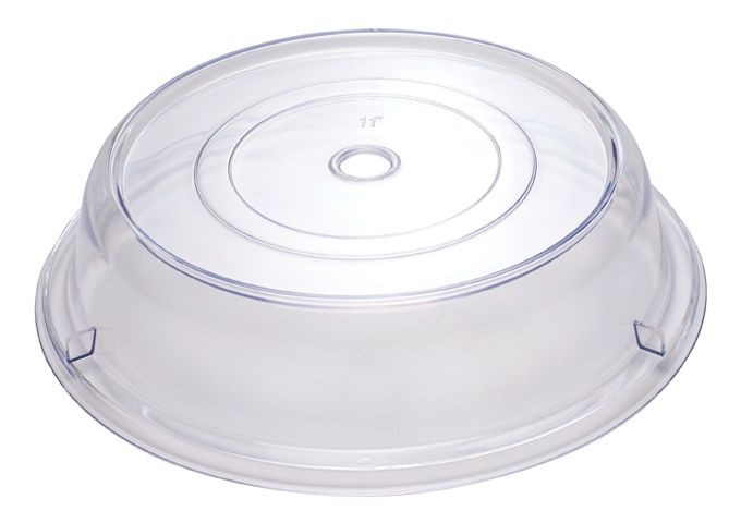 Winco PPCR-12 12" Clear Round Plate Cover, 2-1/2"H