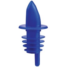 Winco PPR-2B Blue Plastic Free Flow Pourer